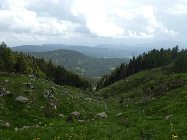 Top Rock Panorama Landskab Bjergene Syd Tyrol Italien Europa Med - Stock-foto