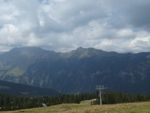 Gipfel Felsenpanorama Landschaft Des Hochgebirges Südtirol Italien Europa Himmel Wolken — Stockfoto