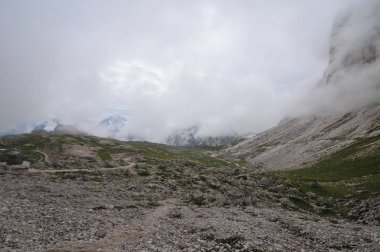 Dolomit Alps rock panorama manzara İtalya Avrupa'nın yüksek dağların Zirvesi