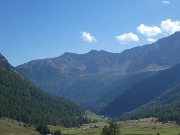 Zirve Rock Panorama Manzara Yüksek Dağları Güney Tirol Talya Nın — Stok fotoğraf