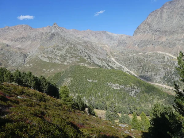Sommet Rocher Panorama Paysage Des Hautes Montagnes Dans Tyrol Sud — Photo