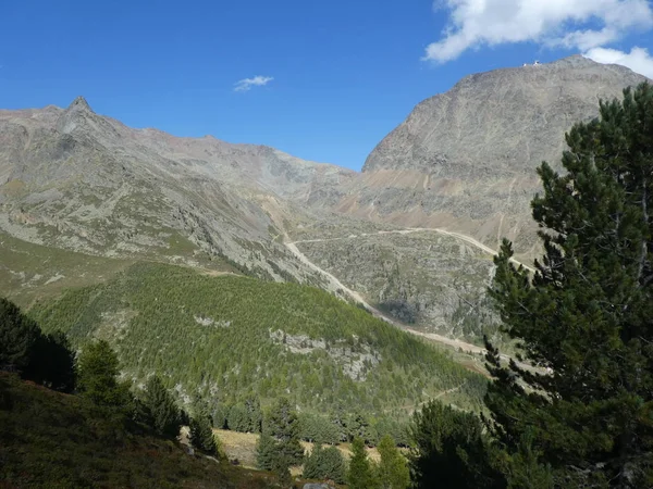 Sommet Rocher Panorama Paysage Des Hautes Montagnes Dans Tyrol Sud — Photo