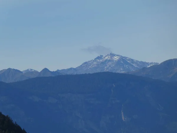 Summit Rock Panorama Landscape High Mountains South Tyrol Italy Europe — Stock Photo, Image