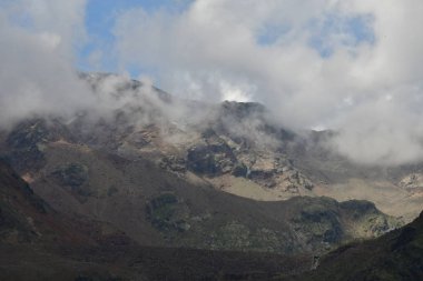 tyrol İtalya Avrupa bulutlar yüksek dağların Zirvesi kaya