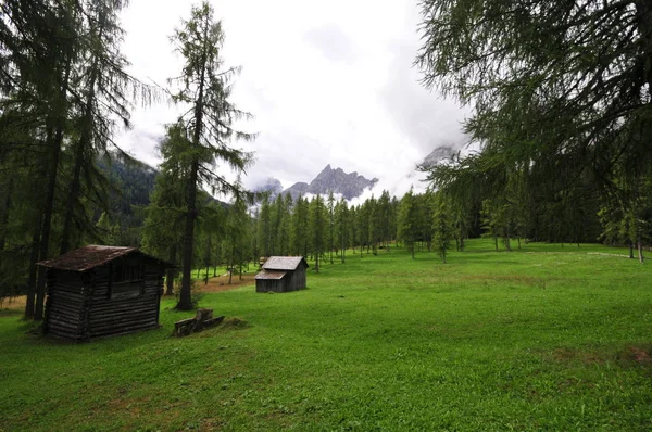 Rock Panorama Landsape Top Van Bergen Zuid Tirol Italië Europa — Stockfoto