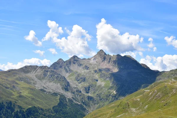 Cume Paisagem Panorama Rocha Das Montanhas Sul Tirol Itália Europa — Fotografia de Stock