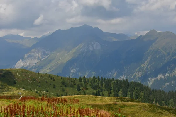 Cumbre Panorama Rocoso Paisaje Las Montañas Tirol Del Sur Italia —  Fotos de Stock