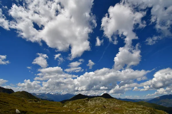 Top Van Rots Panorama Landschap Van Bergen Zuid Tirol Italië — Stockfoto