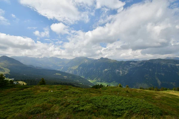 Sommità Roccia Panorama Paesaggio Delle Montagne Alto Adige Italia Europa — Foto Stock