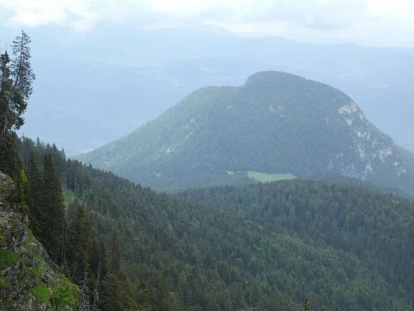 Cume Rock Panorama Paisagem Das Montanhas Sul Tirol Itália Europa — Fotografia de Stock