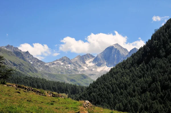 Cumbre Panorama Rocoso Paisaje Las Montañas Tirol Del Sur Italia —  Fotos de Stock