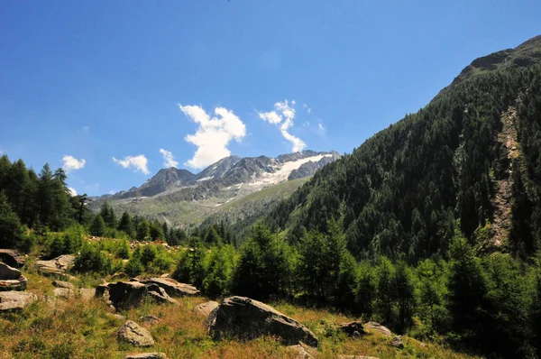 Cume Paisagem Panorama Rocha Das Montanhas Sul Tirol Itália Europa — Fotografia de Stock