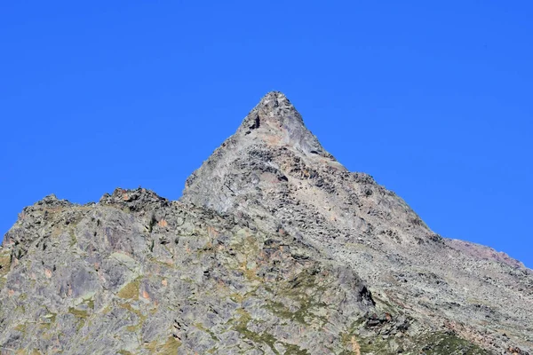 Σύνοδος Κορυφής Ροκ Πανόραμα Τοπίο Των Βουνών Στη Νότιο Τύρολο — Φωτογραφία Αρχείου