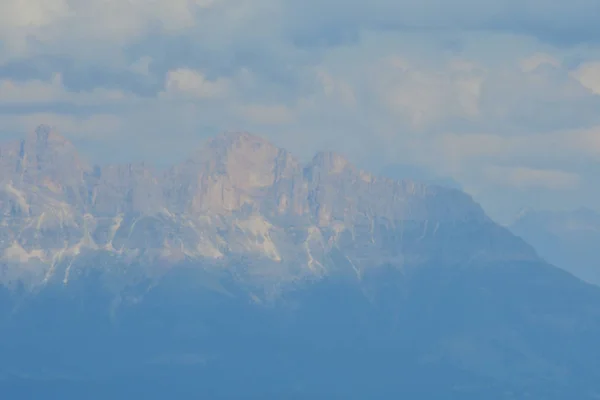 Szczyt Opoka Panorama Pejzaż Wysokich Gór Południowej Europie Włochy Tyrol — Zdjęcie stockowe