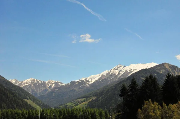 Cume Paisagem Panorama Rocha Das Montanhas Itália — Fotografia de Stock