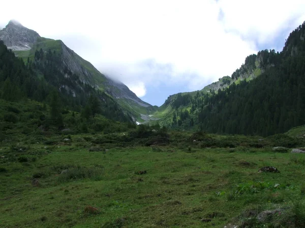 Cimeira Rocha Panorama Paisagem Das Montanhas Áustria Europa — Fotografia de Stock