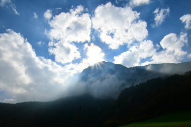 zirve rock panorama manzara yüksek mounains Güney Tirol İtalya Avrupa stonefield Kanyon kar bulutlar gökyüzü