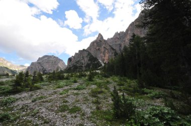 Rock Panorama Manzara tyrol İtalya Avrupa yüksek dağların Zirvesi stonefield Kanyon vahşi doğa