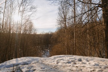 erken ilkbaharda peyzaj