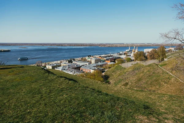 De dijk van de Wolga — Stockfoto