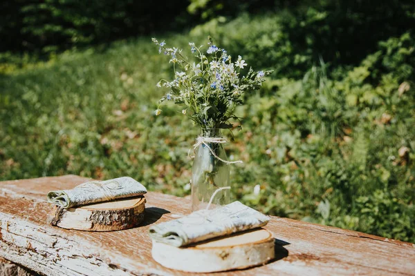 Dekorationen für Hochzeitsdörfer — Stockfoto