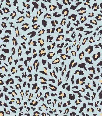 leopar Dikişsiz desen tasarım. vektör çizim arka plan