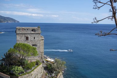 Monterosso kalesi, Cinque Terre, İtalya, 6 Eylül 2019