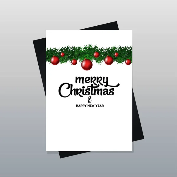 Cartes Fête Noël Affiche — Image vectorielle