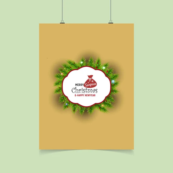 Merry Christmas Suprice Xmas label template