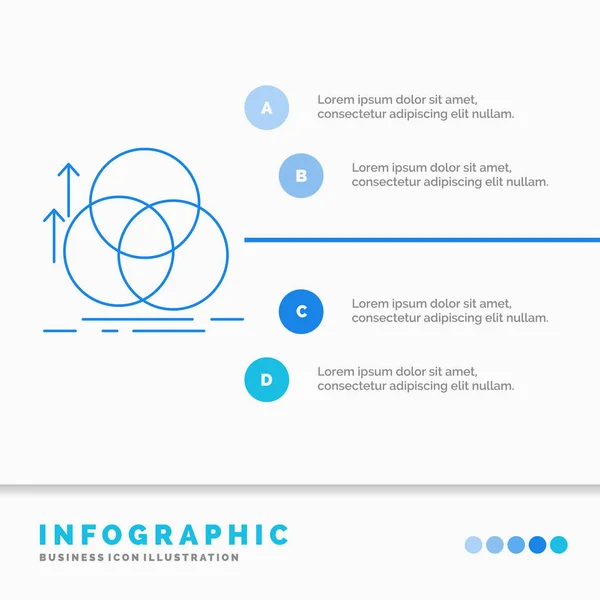 Balance Circle Alignment Measurement Geometry Infographics Template Website Presentation Ícone —  Vetores de Stock