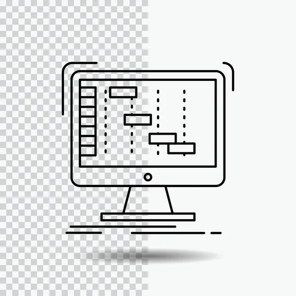 Ableton Application Daw Digital Sequencer Line Icon Transparent Background Black — Stock Vector