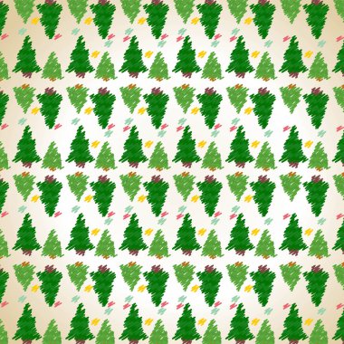 Noel ağacı desenli arkaplan