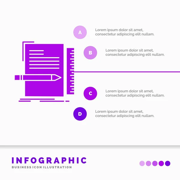 Código Codificação Arquivo Programação Script Modelo Infográficos Para Site Apresentação — Vetor de Stock