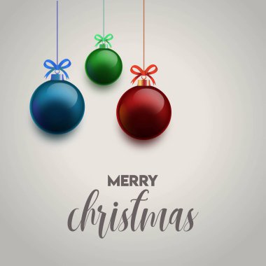 Yaratıcı Noel topları arka plan