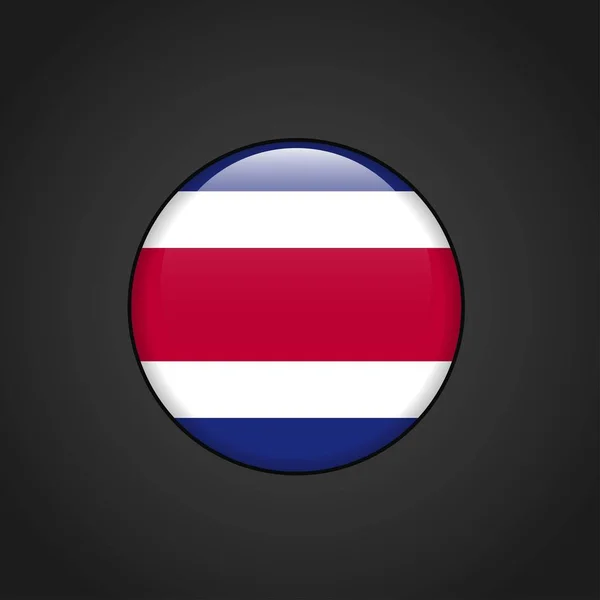 Costa Rica Ikona Projekt Wektor — Wektor stockowy