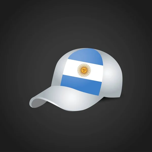 Argentinien Flagge Design Vektor — Stockvektor