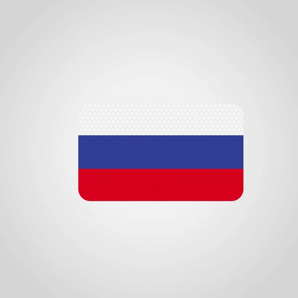 创造性的俄罗斯国旗向量 — 图库矢量图片