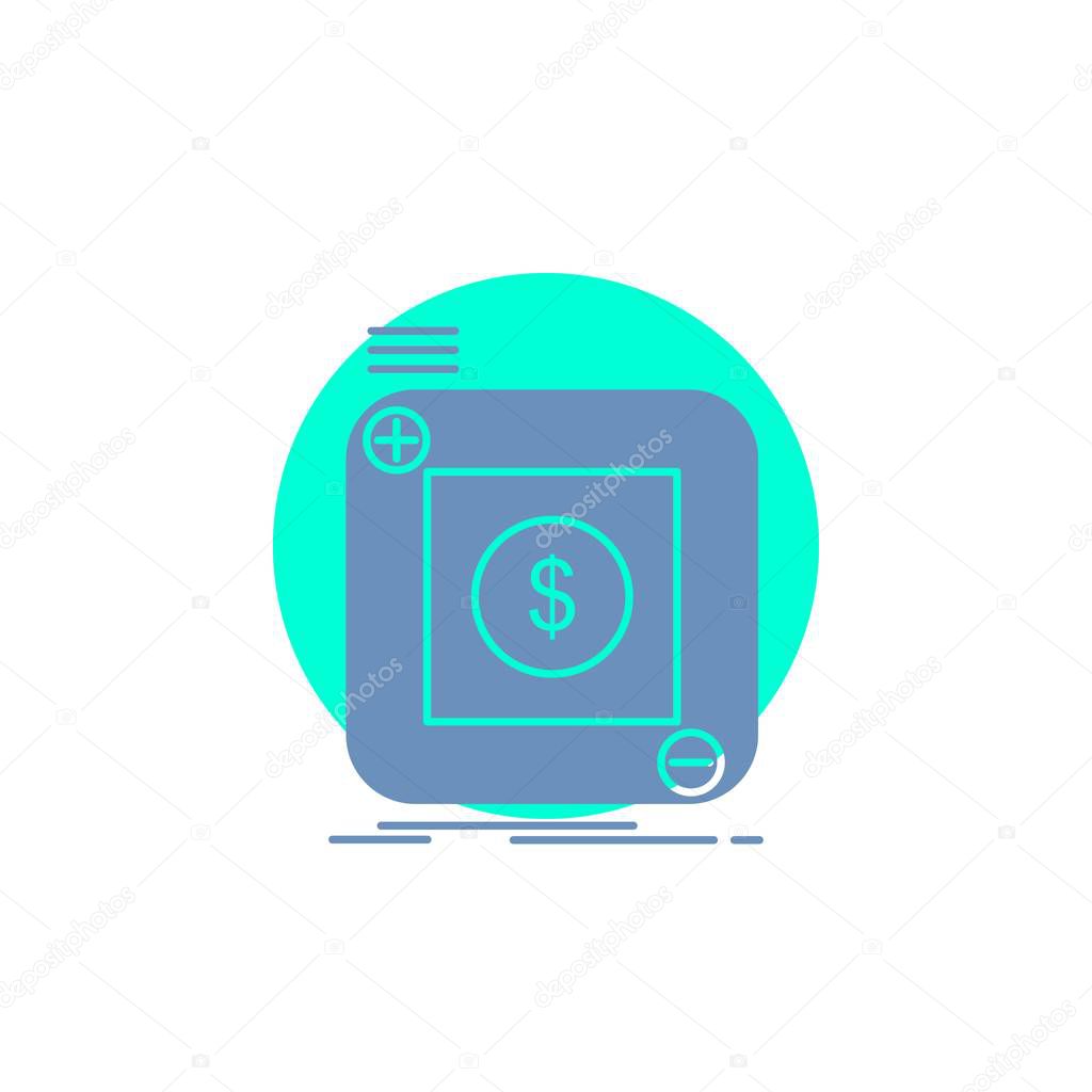 purchase, store, app, application, mobile Glyph Icon.