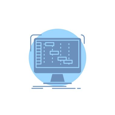 Ableton, uygulama, daw, dijital, sequencer glif simgesi.