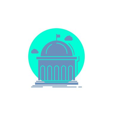 Kütüphane, okul, eğitim, öğrenme, üniversite glif simgesi.