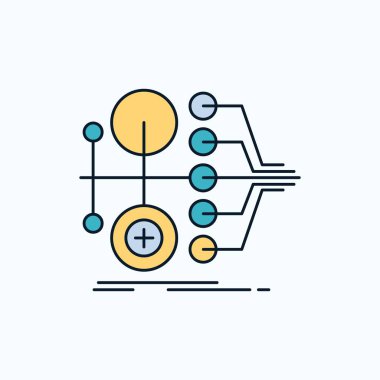 para kazanma, finans, para, transfer, düz simgesi değer. yeşil ve sarı işaret ve sembolleri Web sitesi ve mobil appliation için. vektör çizim