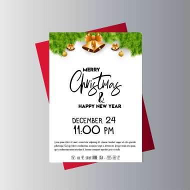 Yılbaşı parti kartları ve afiş