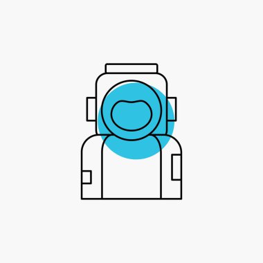 astronot, uzay, uzaylı, kask, uygun satırı simgesi