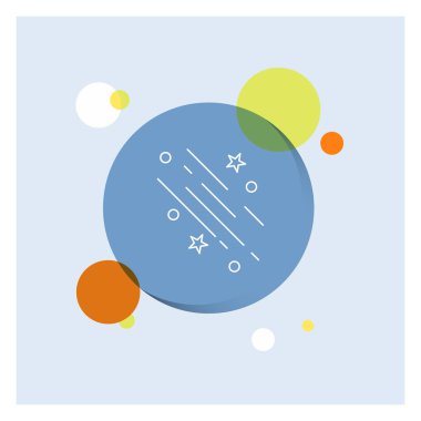 yıldız, kayan yıldız, uzay, düşen, beyaz satırı simgesi renkli daire arka plan yıldız