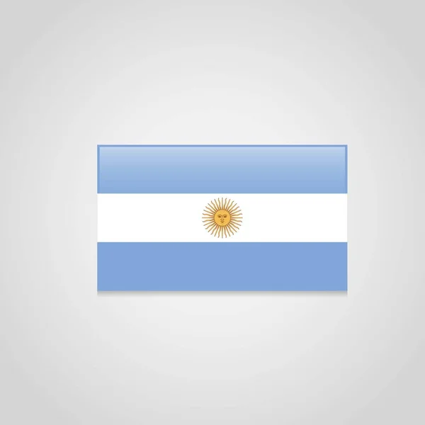 Argentina Bandiere Vettoriale Progettazione — Vettoriale Stock