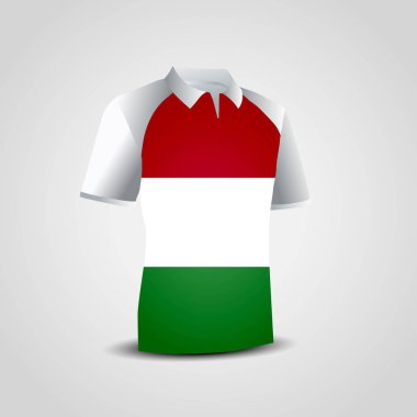 T-shirt Macaristan bayrağı