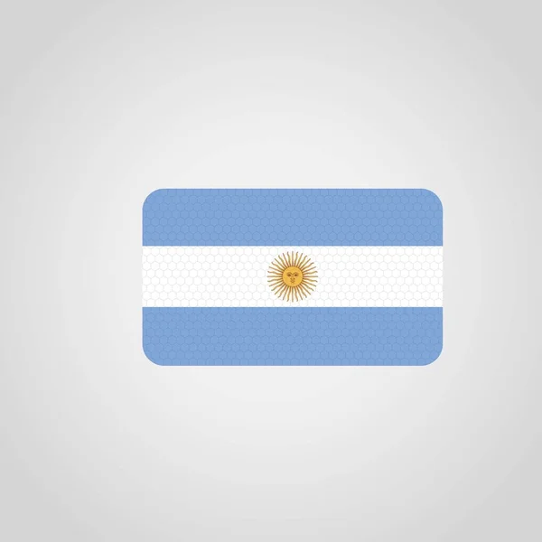 Argentina Banderas Diseño Vector — Vector de stock