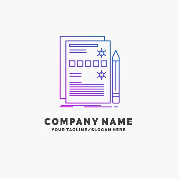 Component Data Design Hardware System Purple Business Logo Template Place — Stock Vector