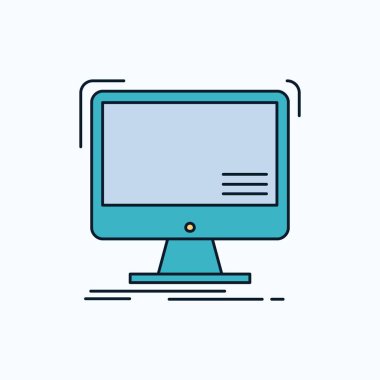 güvenli, koruma, güvenli, sistem, verileri düz simgesi. yeşil ve sarı işaret ve sembolleri Web sitesi ve mobil appliation için. vektör çizim