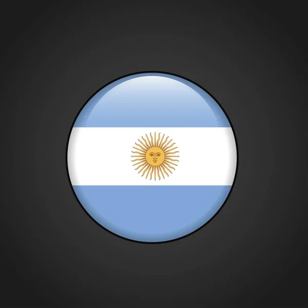 Arjantin Bayrakları Tasarlamak Vektör — Stok Vektör